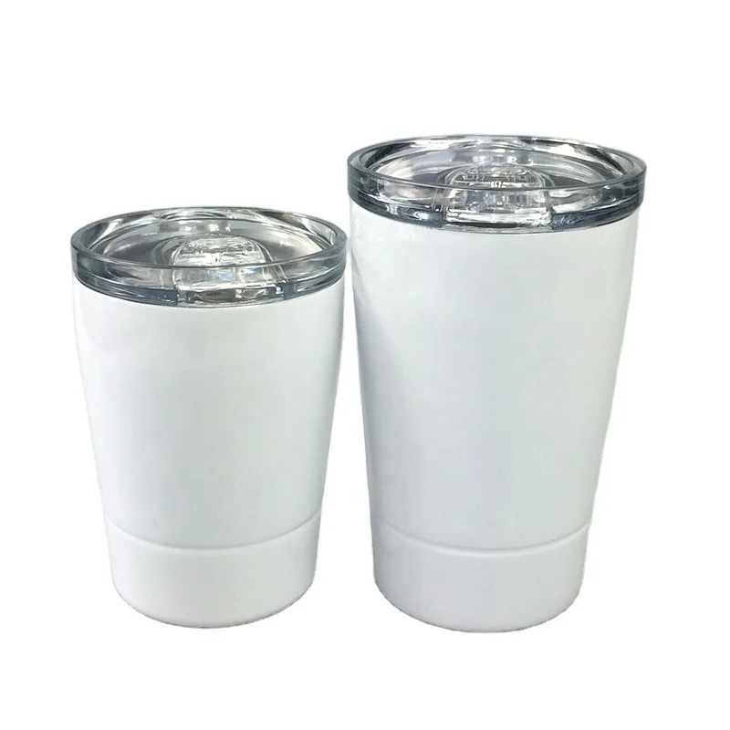 

Ready to ship: sublimation blanks mug sublimation double wall 9oz 12oz stainless kids toddler cups with lid and straw