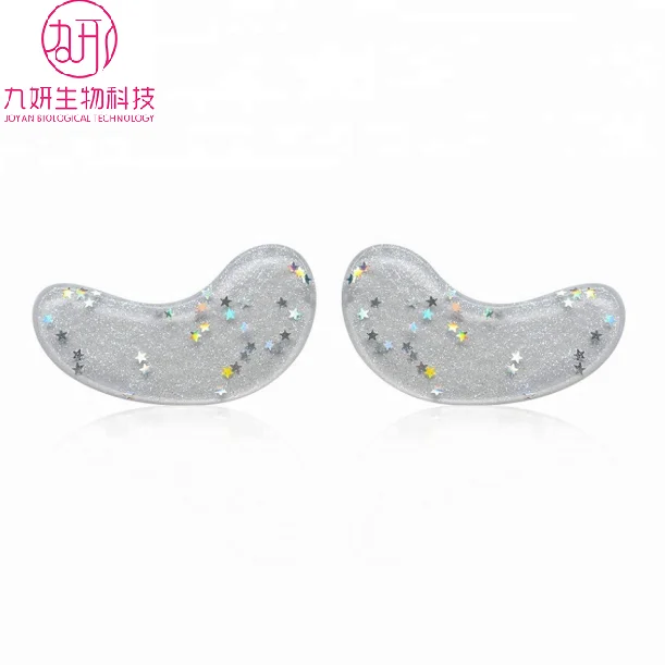 

luxury sleep eye mask private label glitter sparkle eye cooling patch collagen hydrogel patches for eyes