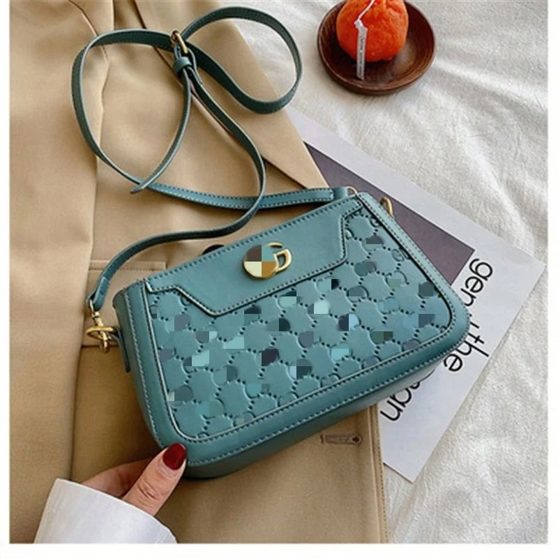 

Casual Fashion Simple Mini Square Handbags, White/burgundy/blue/black