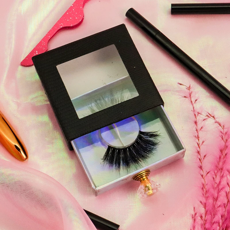 

natural color organic eyelash sexy eyelash hand made bundle faux mink lash