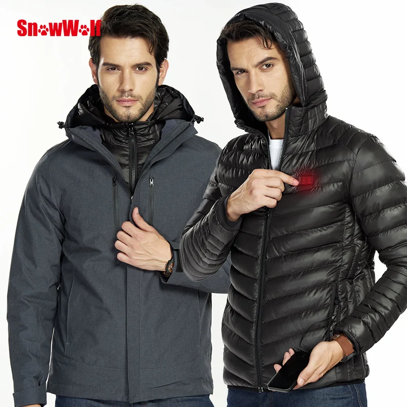 
Waterproof Outdoor Men Womens Winter Military Heated Jacket 