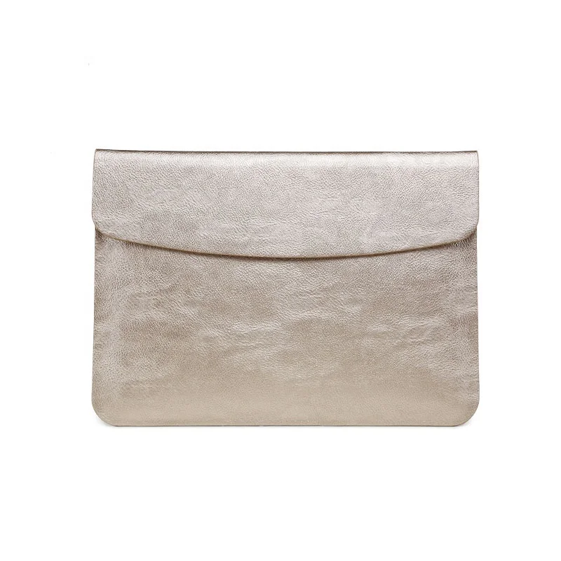 

hot selling envelope leather laptop tote bag women