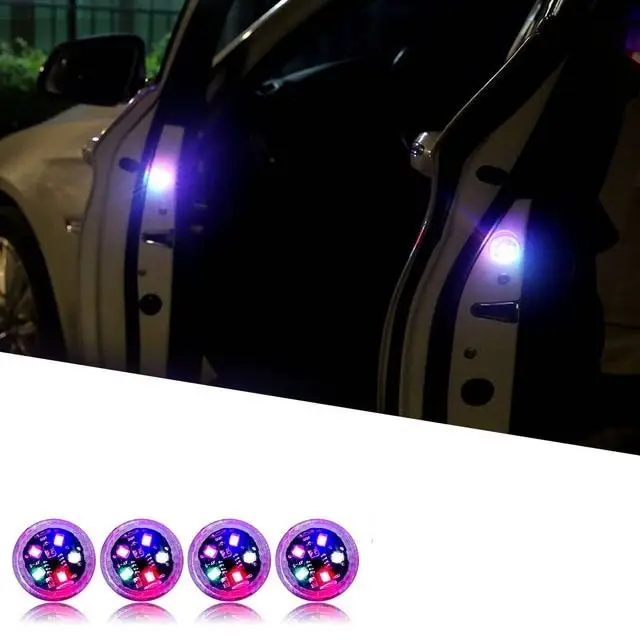 5 LED Universels Feux Davertissement Douverture De Porte De Voiture Sans  Fil Stroboscope À Induction Magnétique Clignotant Anti Collision Arrière  Lampes De Sécurité Du 36,86 €