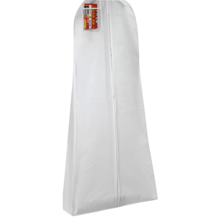 

Professional Large Custom Logo fishtail Non Woven white dresses cover garment Bag, Customized color