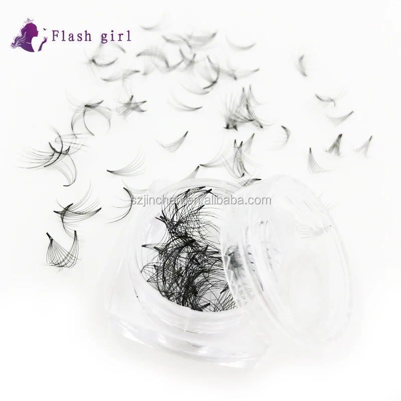 

Flash Girl 6D 0.07 Curl C/D Pre made Russian Volume Fan Eyelash Extensions Wholesale, Color