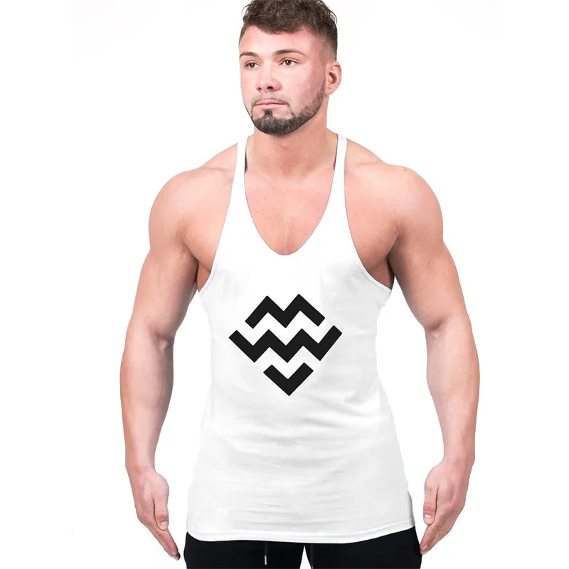 

Wholesale Loose Sports Muscle Type Vest summer mens tank tops men Fitness gym knit Vest men's vest, Custom color