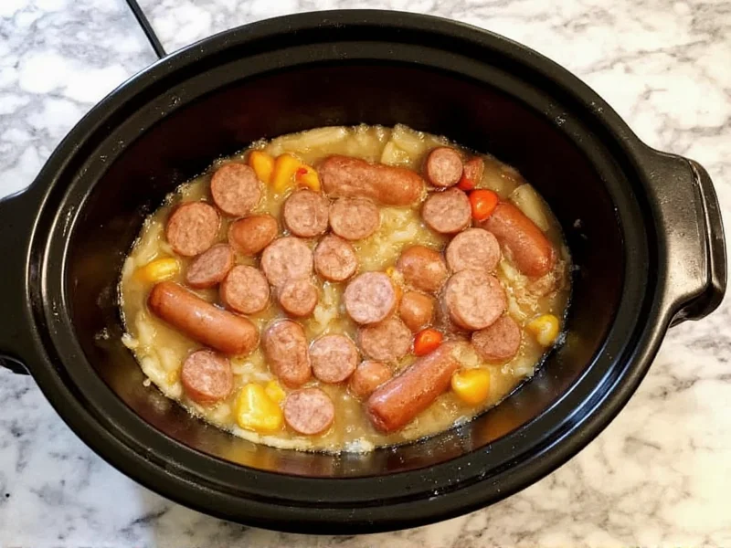 Perfect Slow Cooker Sausage and Sauerkraut Recipe