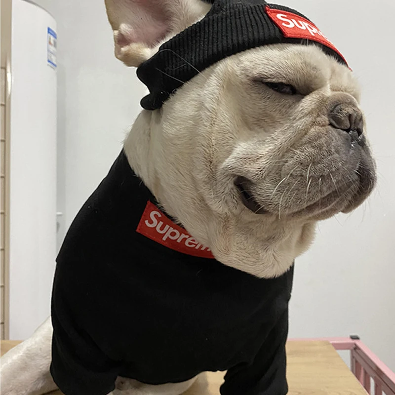 

Fashion Brand Designer Different Color Summer Dog clothes with Hat Wholesale