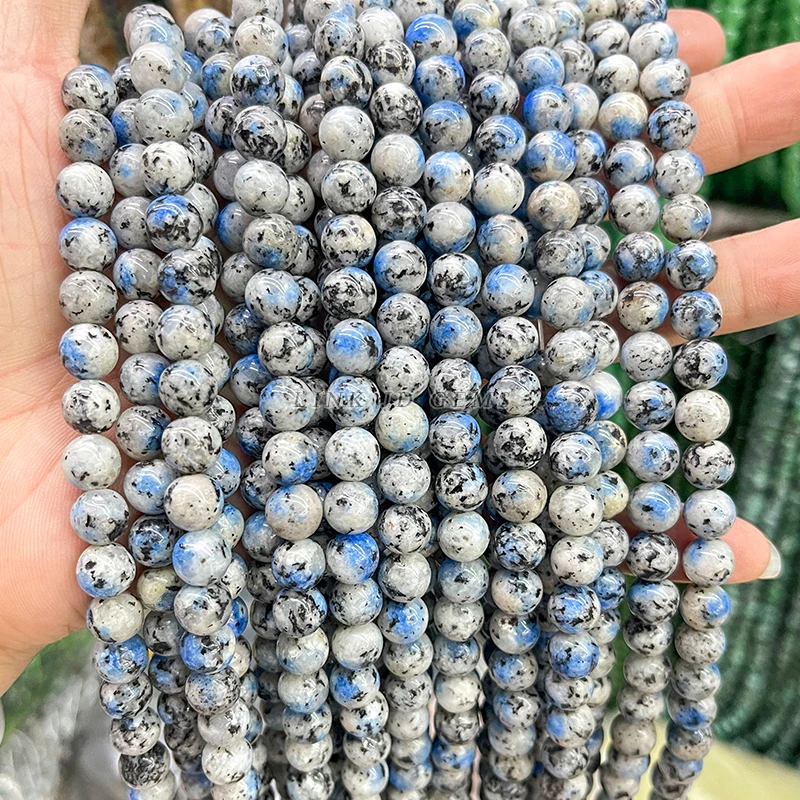 

JD Wholesale Natural Quartz Chalcedony Stone Beads 8mm Multicolor Dyed Color Sesame Chalcedony Beads For Jewelry Making