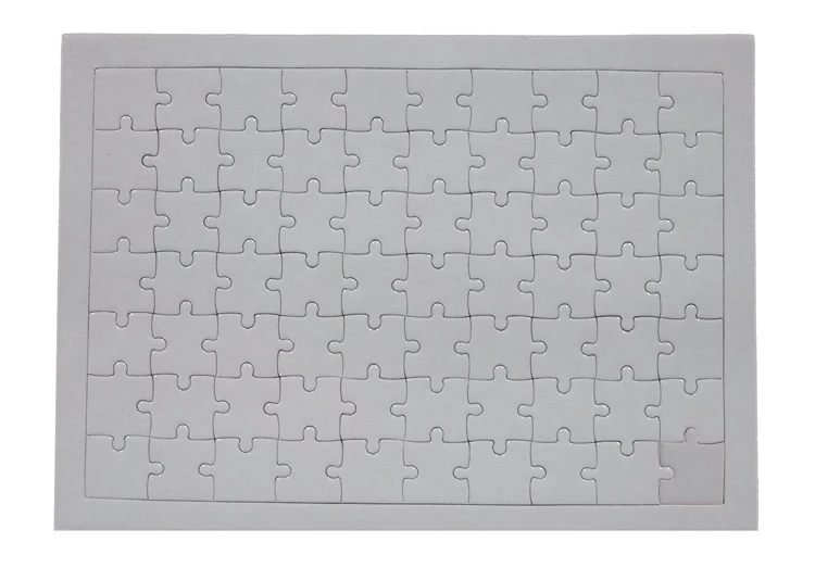 
Custom your design rectangle sublimation blank printable jigsaw paper puzzles for printing 