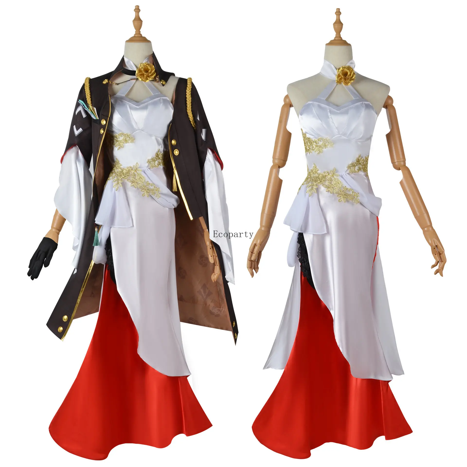 

ecoparty Game Honkai Star Rail Himeko Cosplay Costume Full Set Suit With Accessories