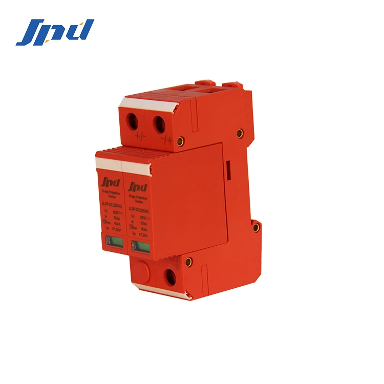 JINLI CE approved single Phase 40kA Type 2 DC Low Voltage  Surge Arrester  SPD