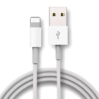 

Pvc For Iphone Cable Charger High Quality Usb Data Line 2.1a Fast Charging Usb Charging Cable Chord For Iphone Charger