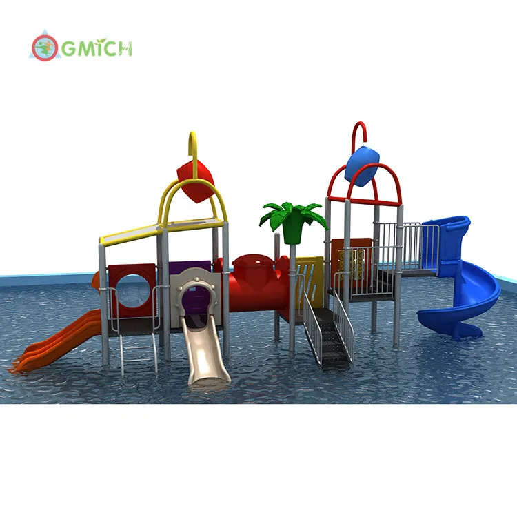 

Best selling kids fiberglass slide play set water play items water playground equipment kids for malls JMQ-006101