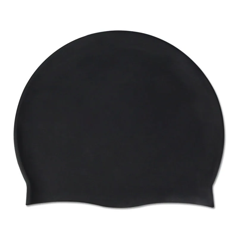 

New type competitive price swimming cap 100% silicone swim caps for women swimming long hair, Customized color