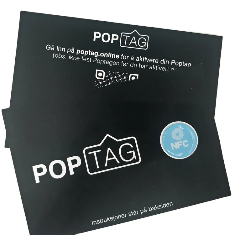 
Matte Custom Paper Cardboard Envelopes Packaging for Popl Tappie Social Media Phone Epoxy Sticker Tags  (1600119329238)