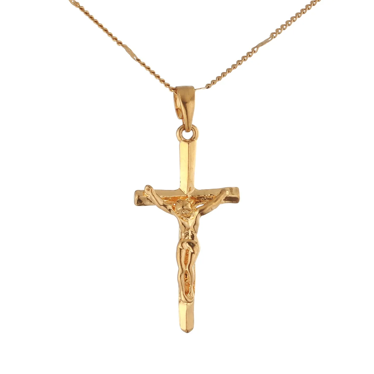 Cross Crucifix Pendant Necklace Jewelry 