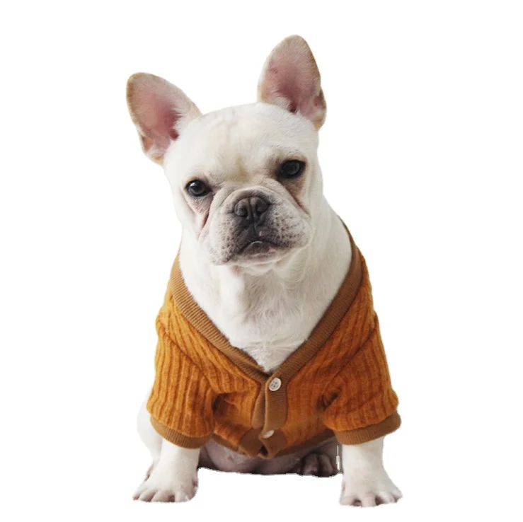 

Hot Sale Wool knitted cardigan dog clothes