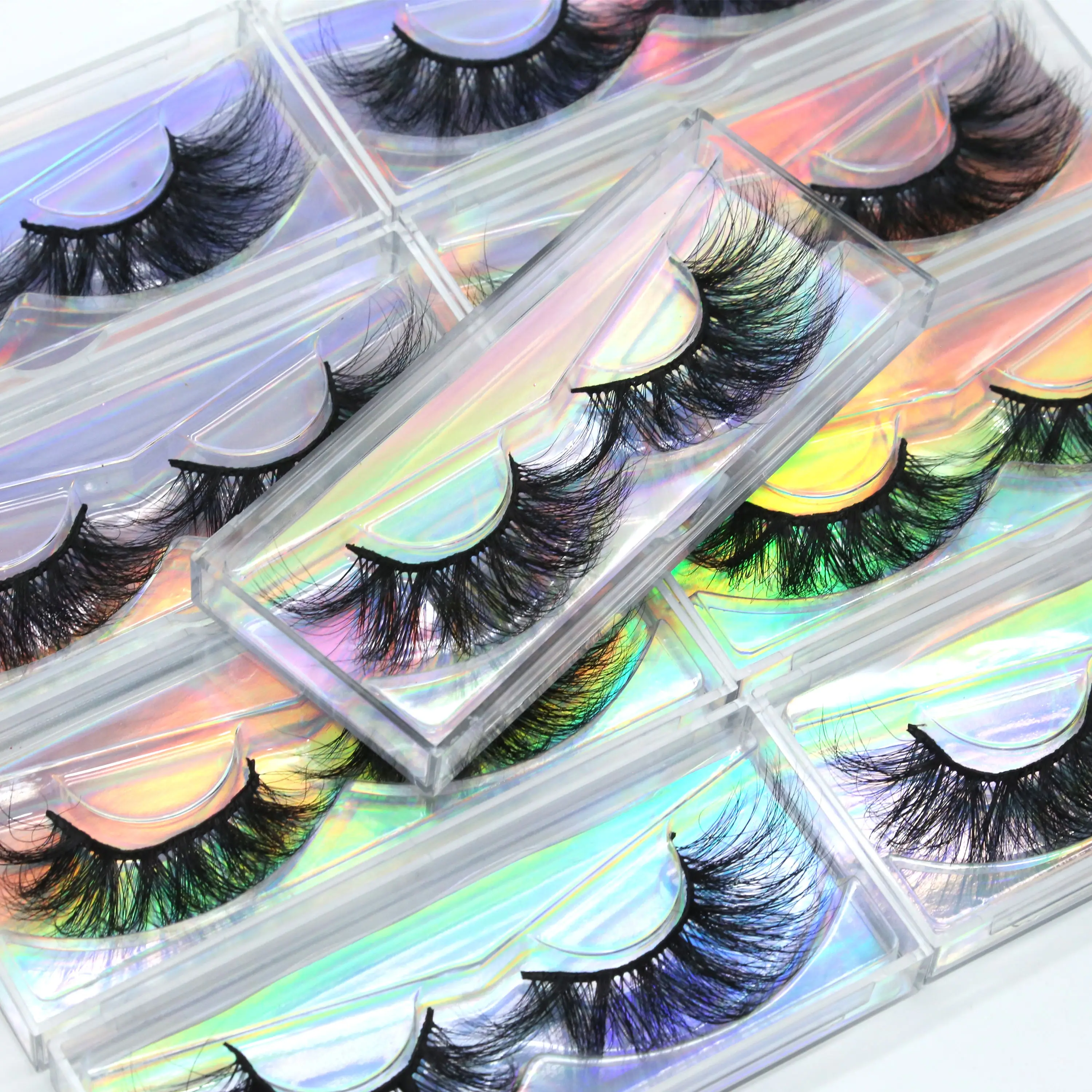 

China Manufacturer Wholesale Natural Looking 3D Mink Faux Lashes Eyelashes, Black
