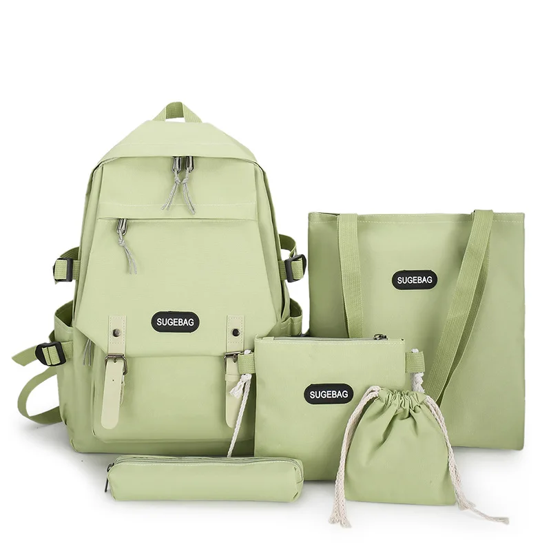 

Hot sale cute green bags woman ladies bags for school backpack, Many colors
