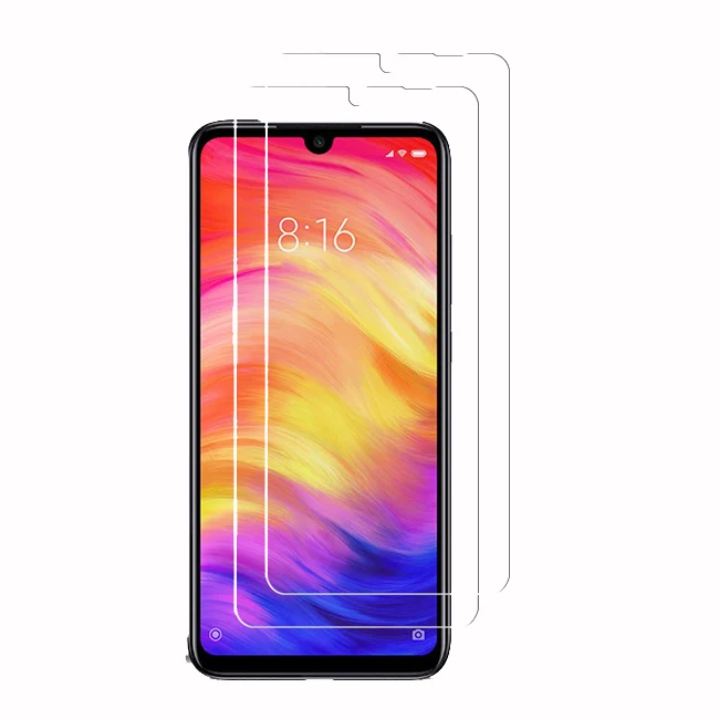 

For cell phone redmi note 7 pro tempered glass screen protectors 9h tempared glass for Xiaomi Mi 9 realme 3 pro