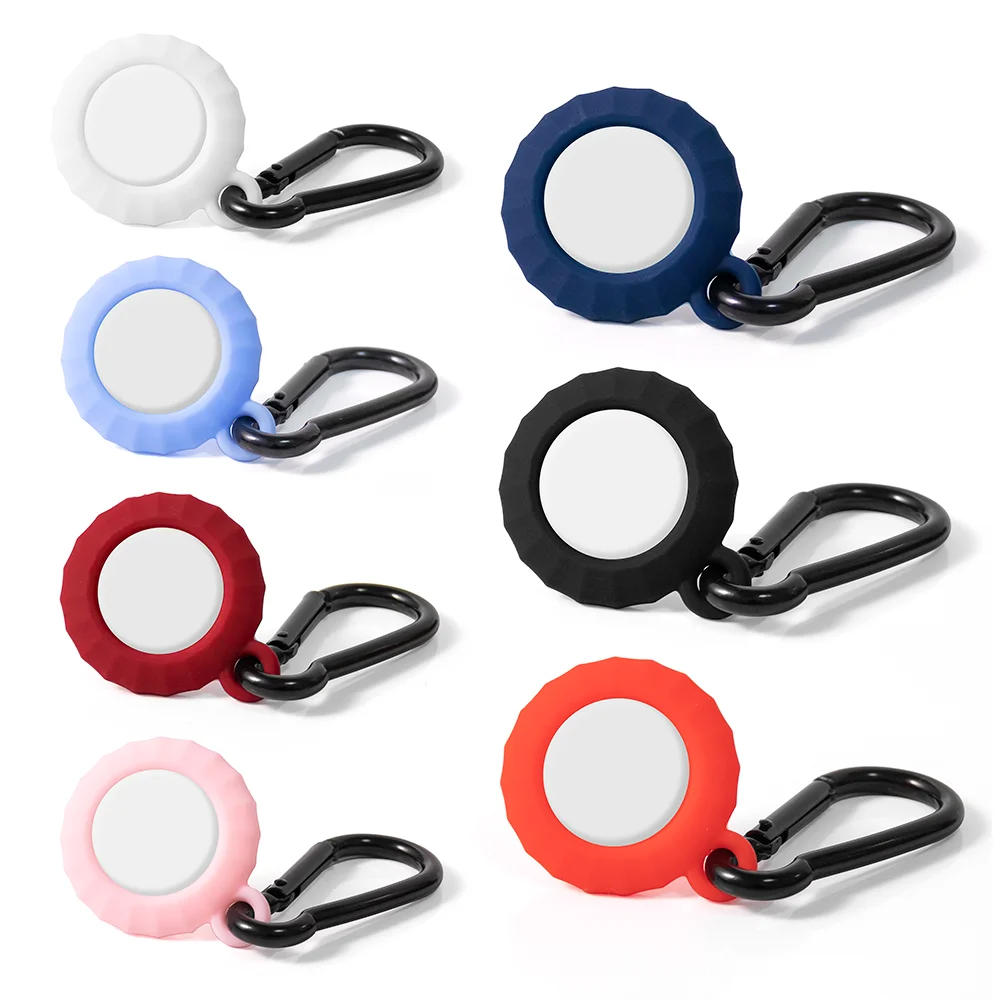 

For Air tag Case Anti-drop Dog Collar Cover GPS Locator Tracker Pouch Protective Cover For Apple Airtags Silicone Case, Custom