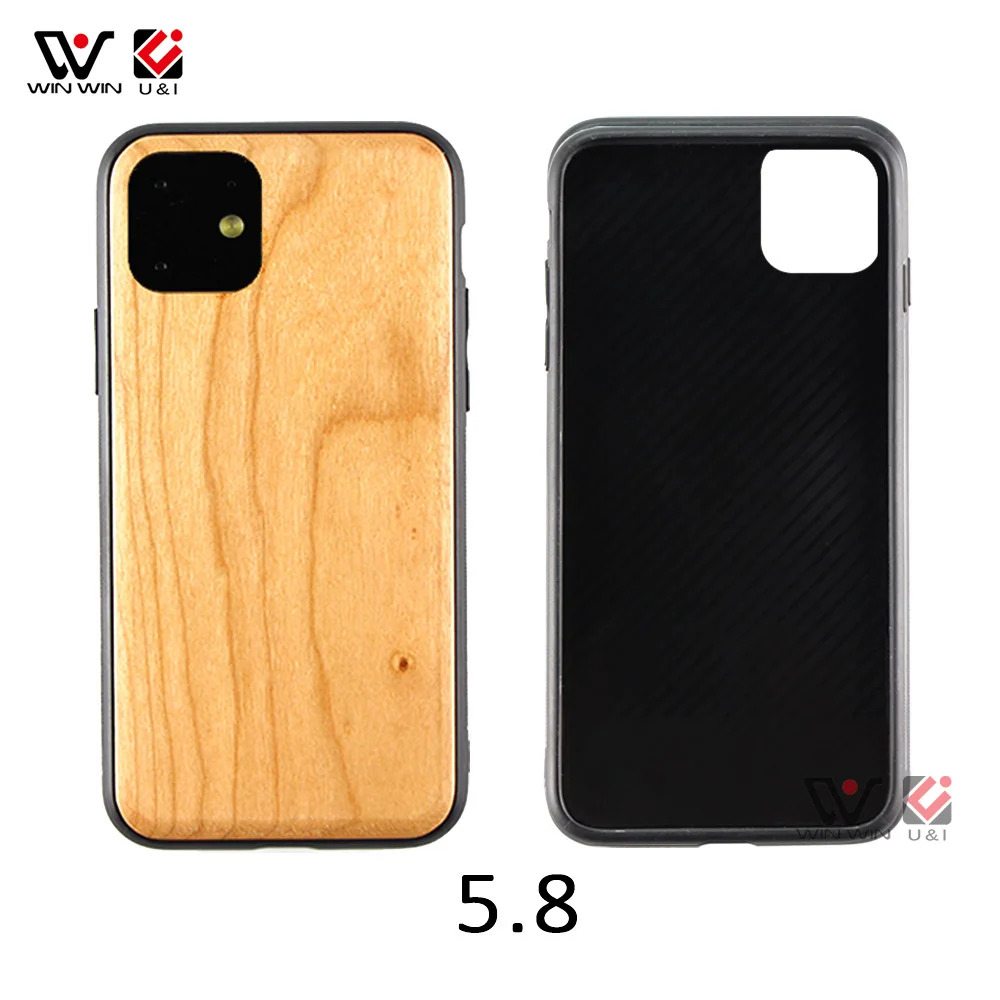 

Soft Silicone TPU Slim Fit Cute Best Wood Cell Phone Case for iPhone 11 Cover