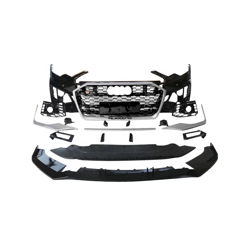 

A6 or S6 C8 4K front bumper update for audi RS6 bodykit Audi A6 S6 C8 4K facelift RS6 Audi bumper 2018 2019 2020 2021