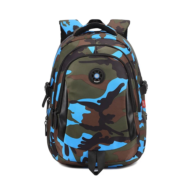 

Fashion And Popular Student Camouflage Schoolbag Kids Waterproof Backpack School Bag, Picture