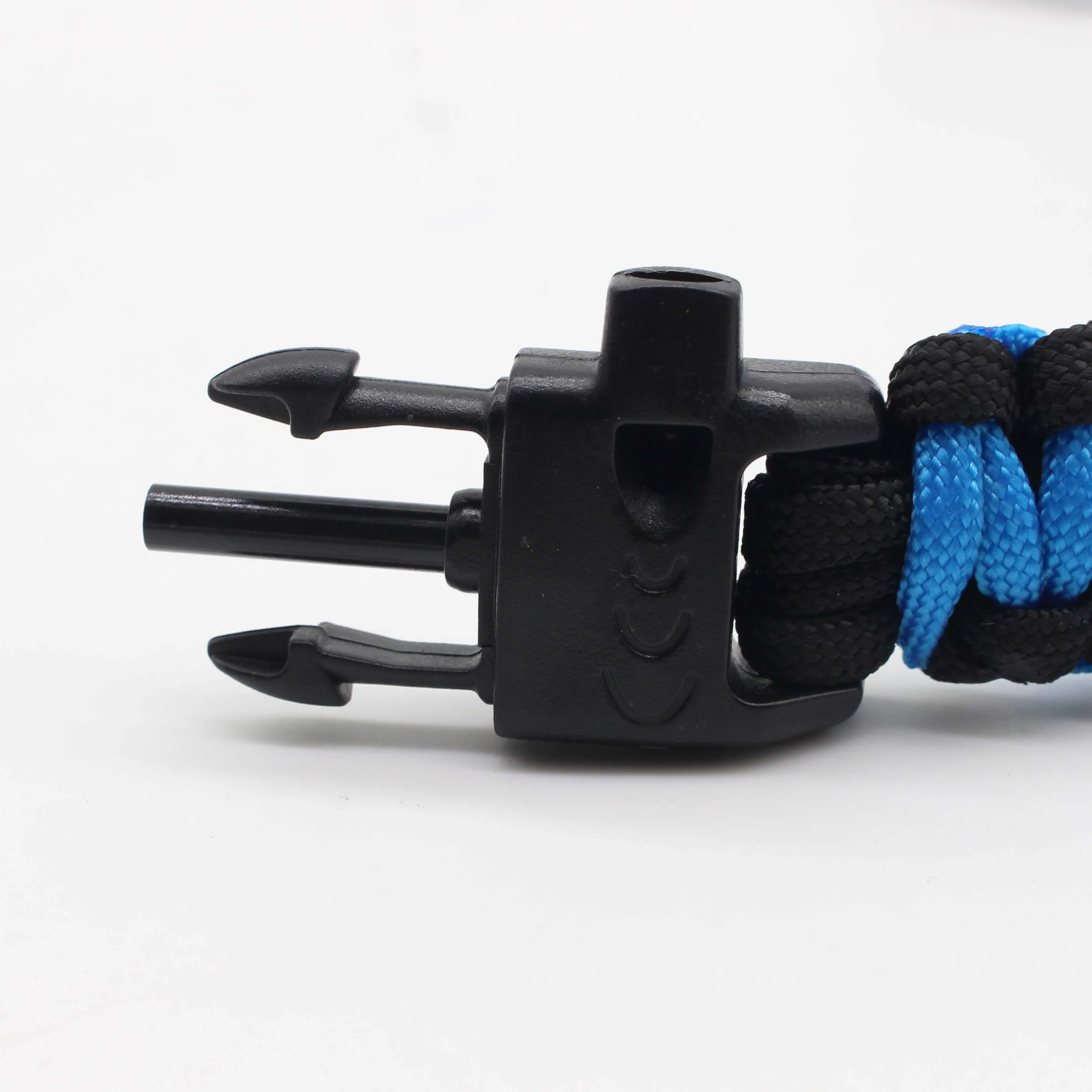 Custom  Paracord Carrier Safety Ring And Carabiner Wide Mouth Water Bottles Paracord Handle For Hiking Camping
