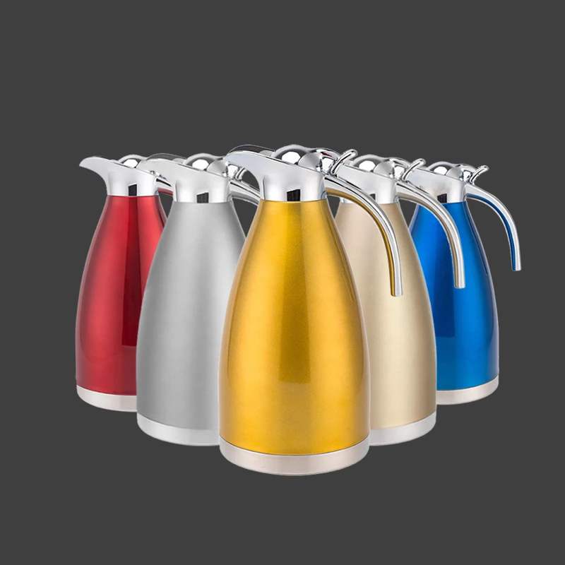 

Double Walled Vacuum Thermos Insulated 68 Oz Stainless Steel Coffee Thermal Carafe