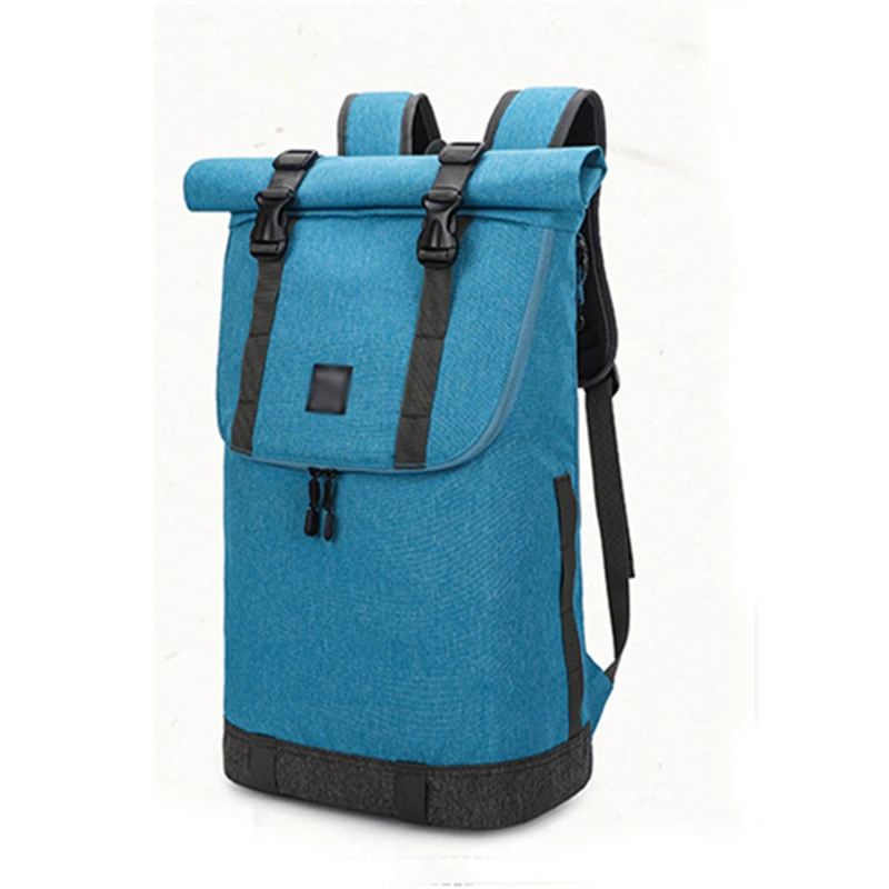 mochilas Laptop Backpack Women & Men Roll Top Water Resistant Travel Hiking Rucksack Lightweight Casual Daypack Stylish School Bag