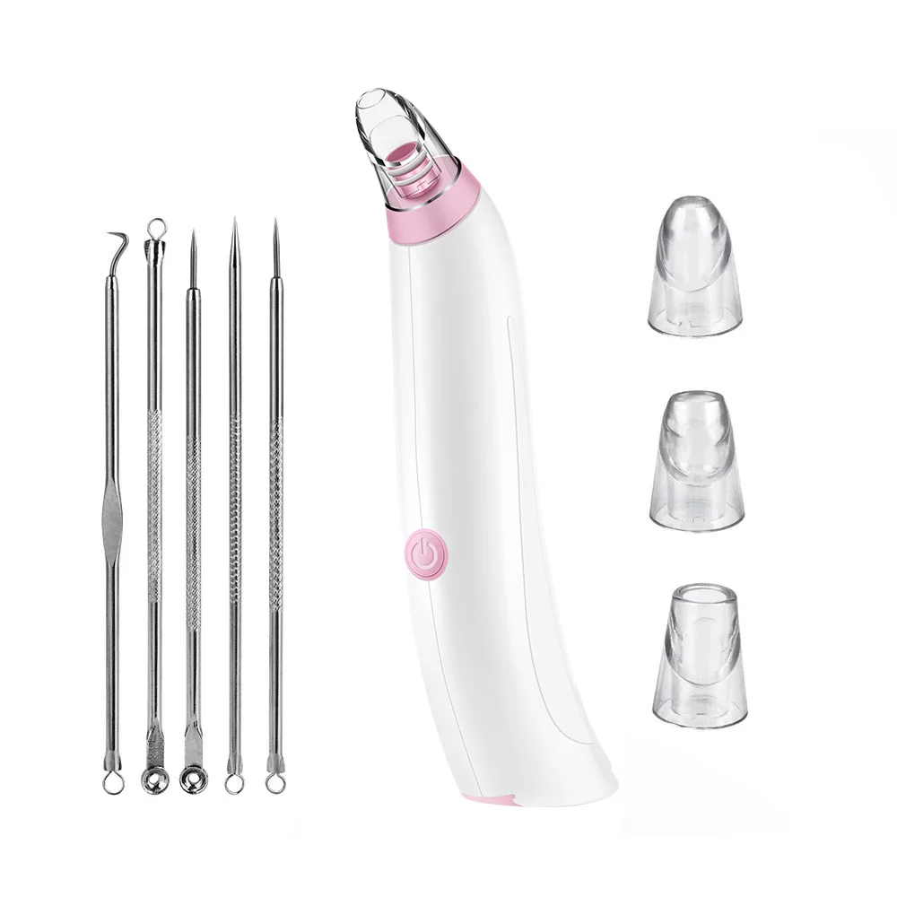 

Household Electric Facial Acne Removedor Pore Cleaner Facial Cleansing Blackhead Remover Vacuum With 4 Suction