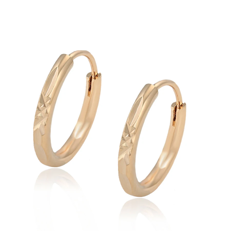 

99406 Xuping fashion design gold jewelry simple design earrings jewelry for women