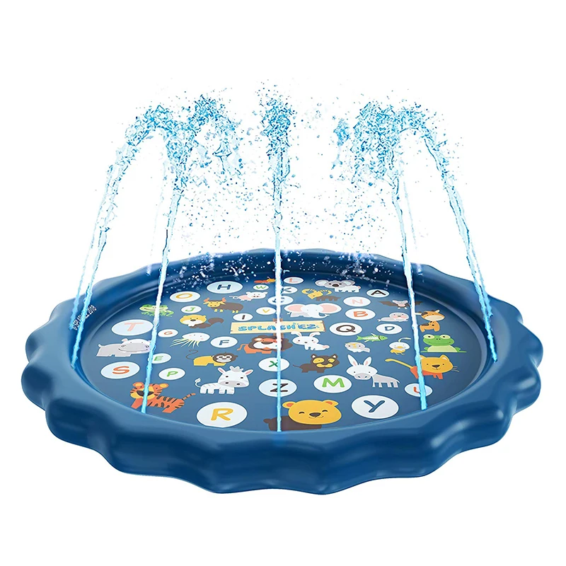 

Outdoor Water Sprinkler Toys from A to Z Outdoor Swimming Pool for Babies Toddlers and Boys Girls, Customized color