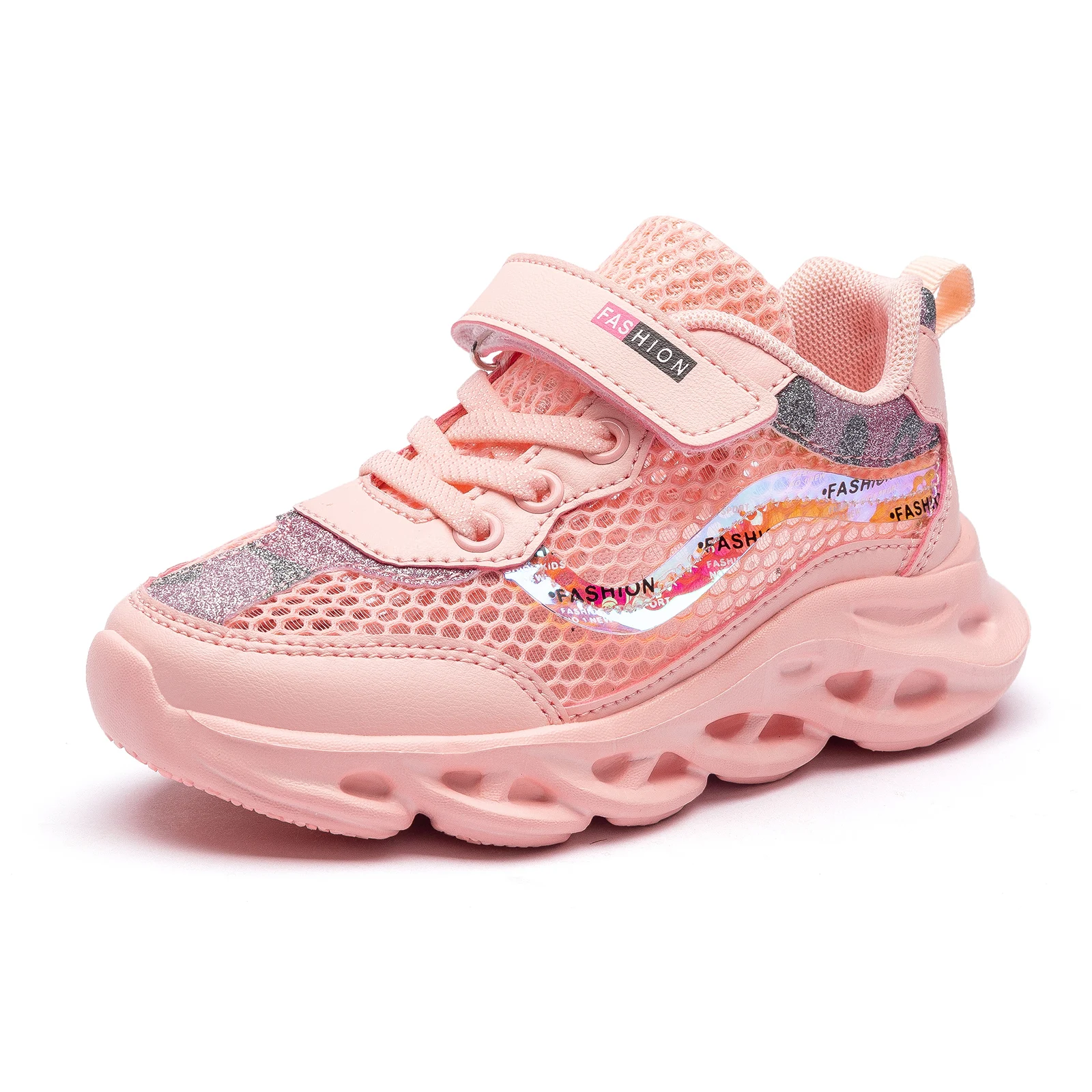 

Hobibear School Kids Pu Leather Shoes Teenager Girls Sport Sneakers Children Shoes Fashion Casual Soft Sole Girl Sneaker, Black/purple/pink orange/pink