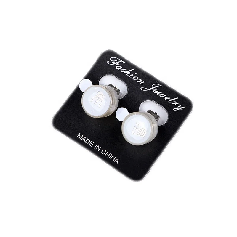 

Hot Selling New Design Flashing Light Earring LED, White
