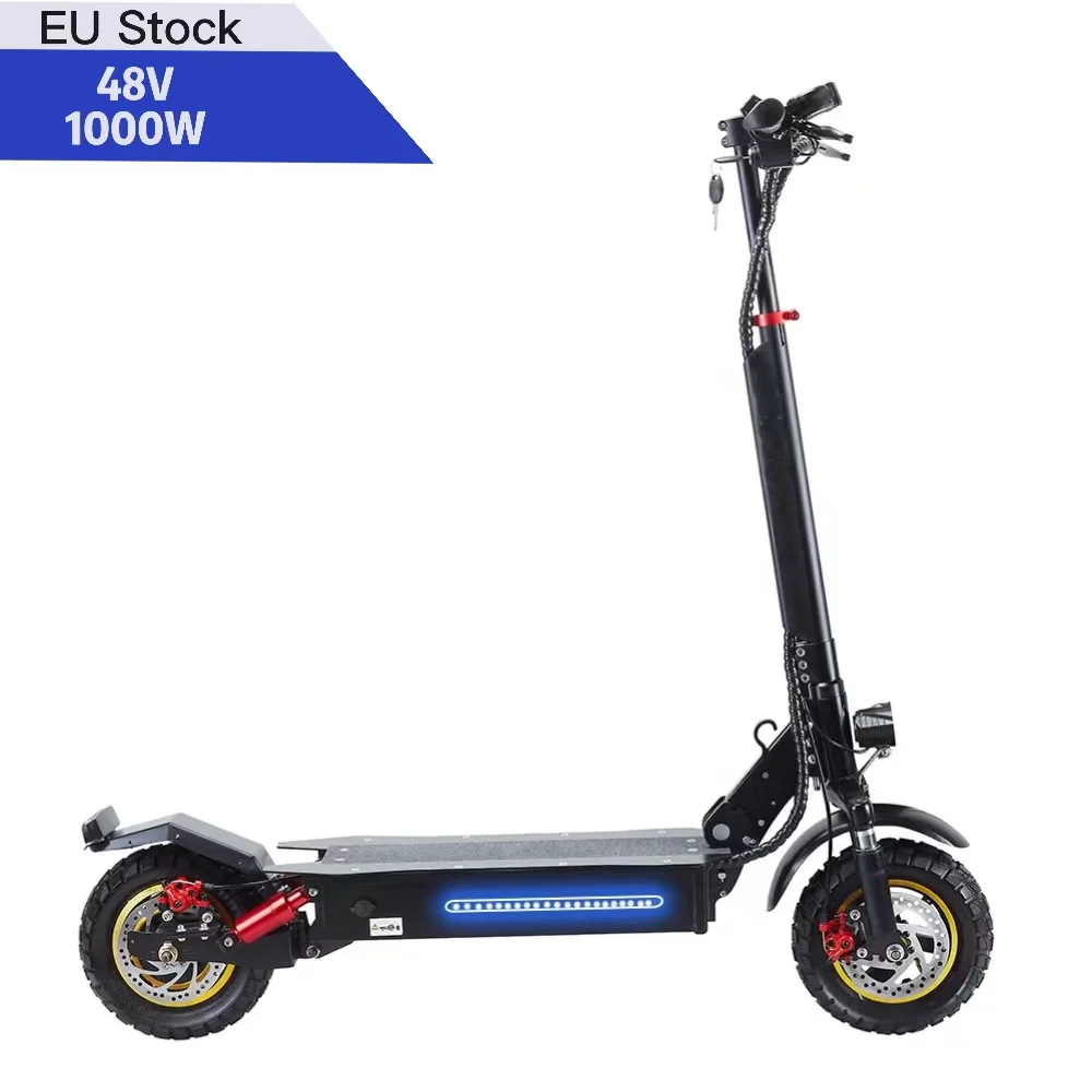 

EU warehouse strong suspension 10Inch 48v 1000w dual motor max load 150kg E Scooter 21ah battery dualtron x limited scooter