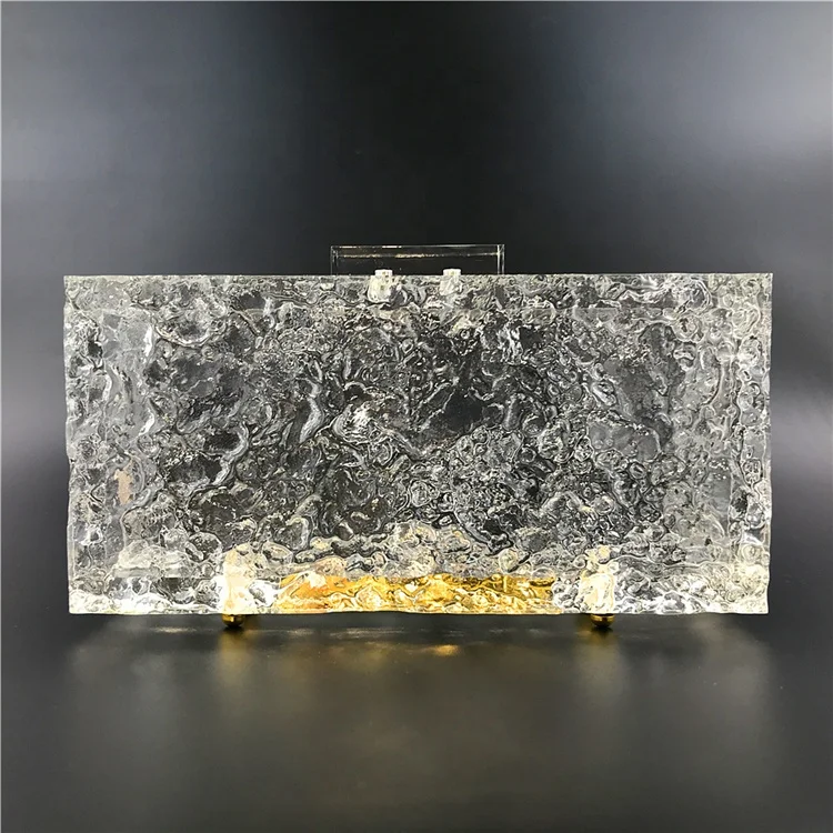 

Wholesale Cosmetic Acrylic Transparent Evening Clutch Bag Women Ladies Handbag