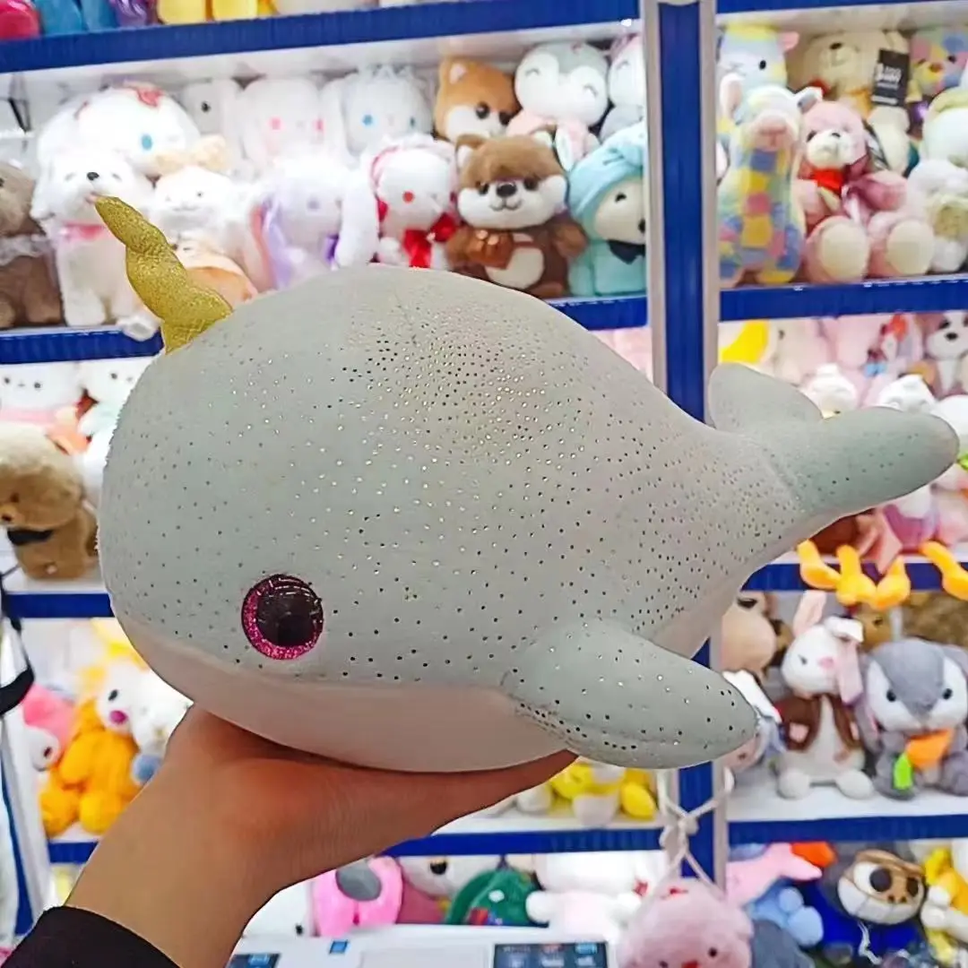 

COLLABOR Newest Plush Dog Voice Toys Music Hot Sale Cute Small Toy Funny Voice Cute Dog Stuffed Toys Unicorn Whales, As pic or customized