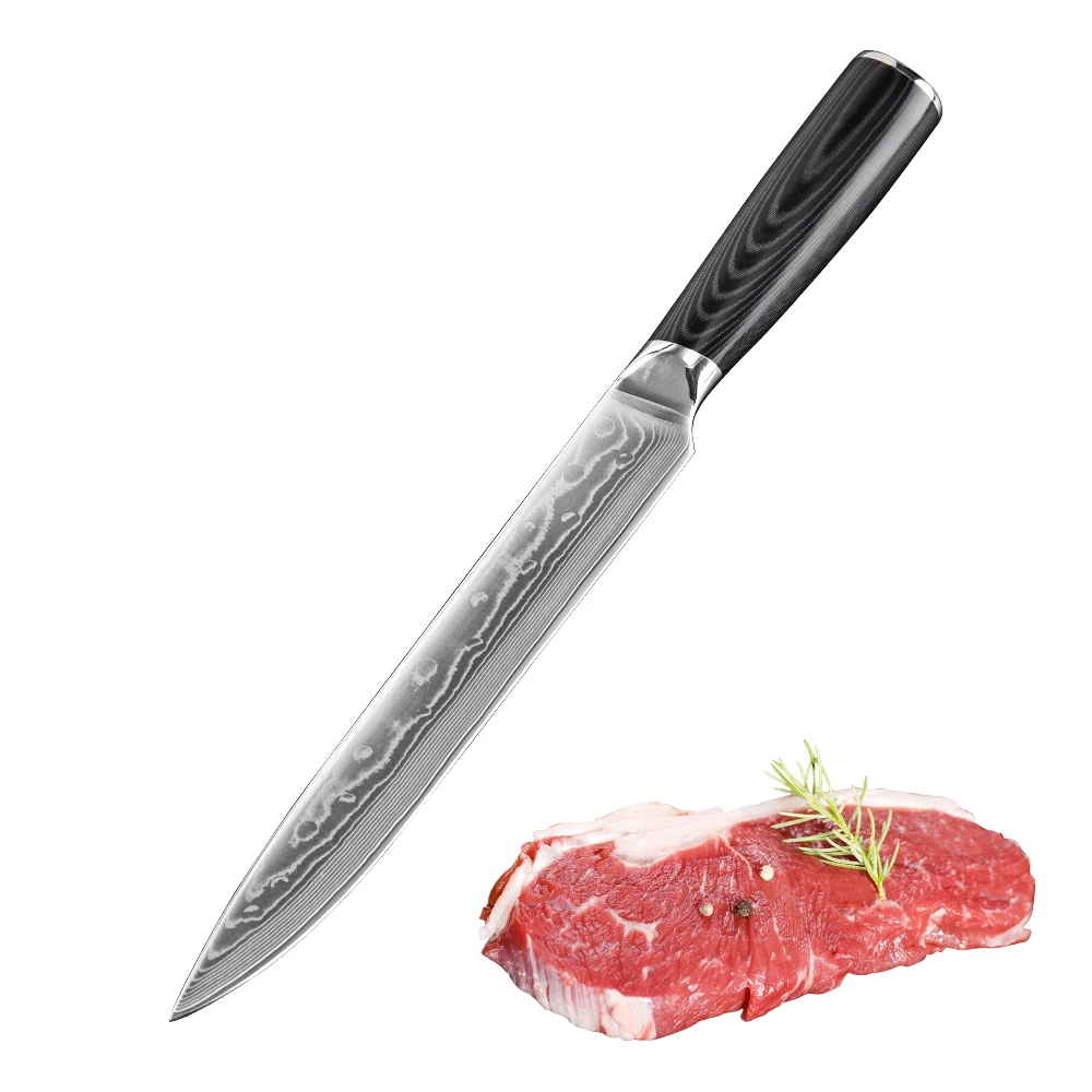 

Chinese Bacon Meat 8 Inch OEM Stainless Steel Slicing Knife