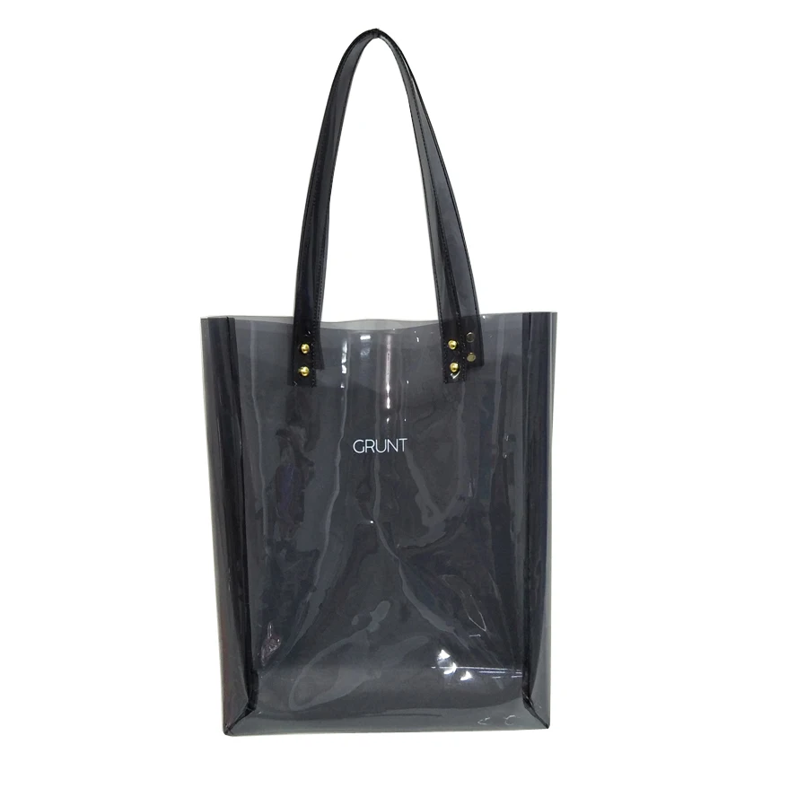 

Waterproof Beach Large PVC Transparent Shoulder Shopping Clear Bag