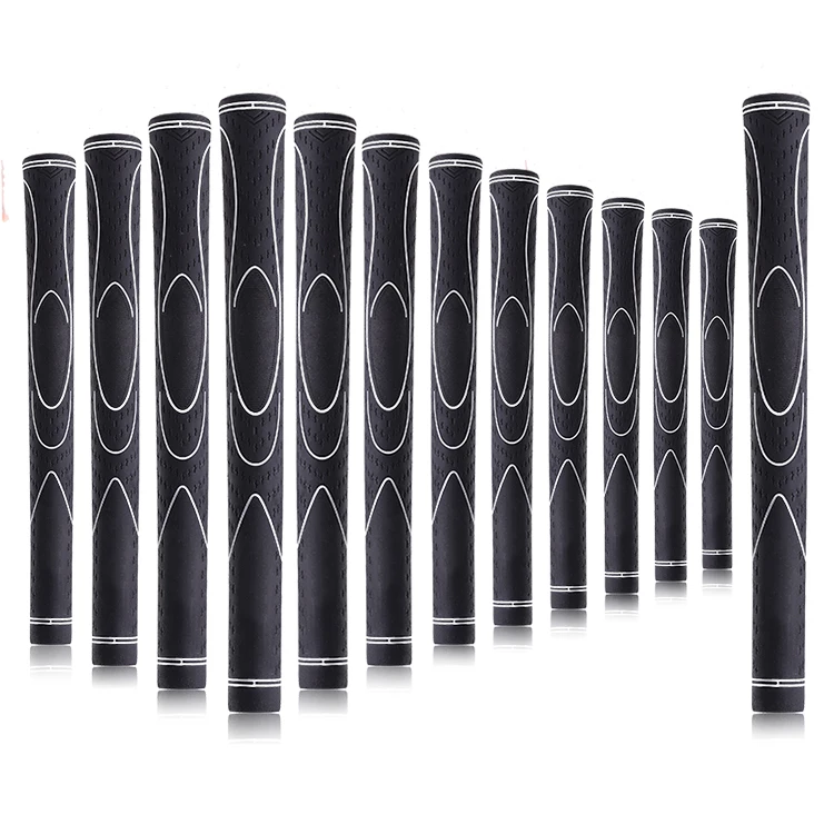 

Custom Jumbo Golf Club Grip Black Rubber Non-slip golf grips