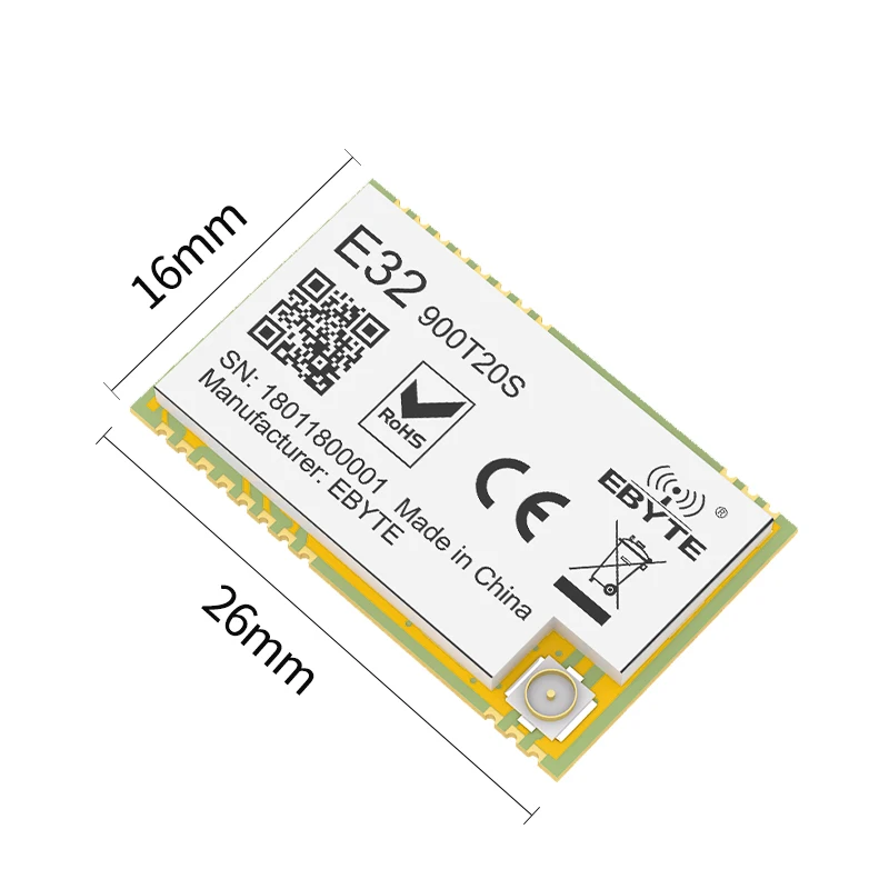 

Ebyte Long Range Module 915 Mhz 900mhz Antenna wireless Transceiver 915mhz Sx1276 Lora module