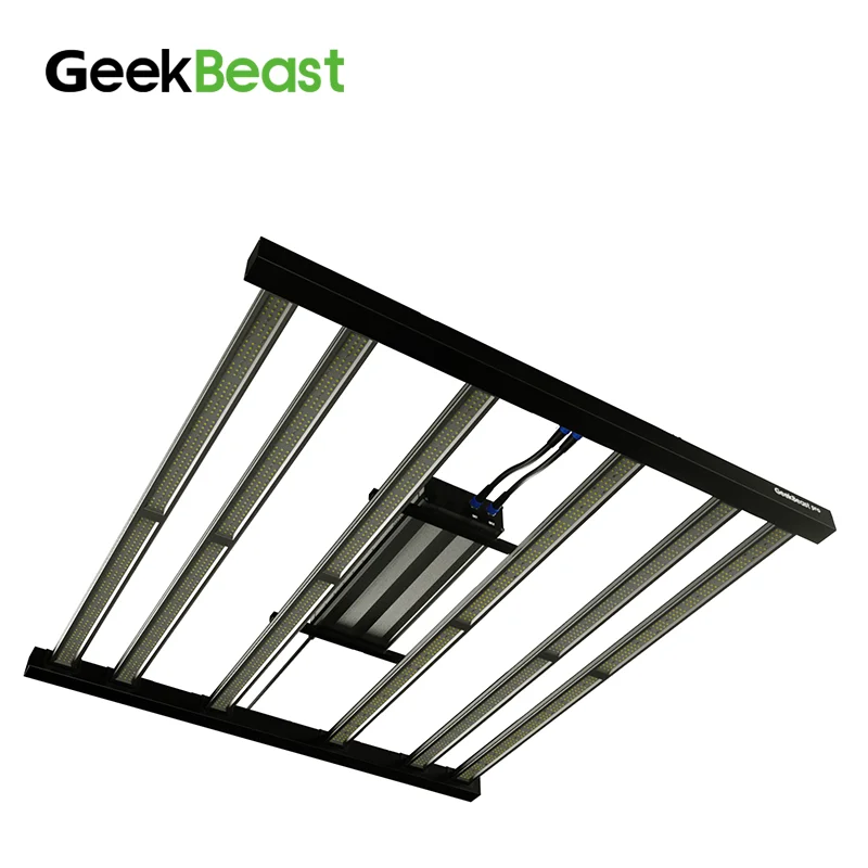 Geeklight 630w geekbeast pro Full Spectrum LED Grow Light Bar for Indoor Plant, UV IR Switch mod chip 3 channel light hydroponic