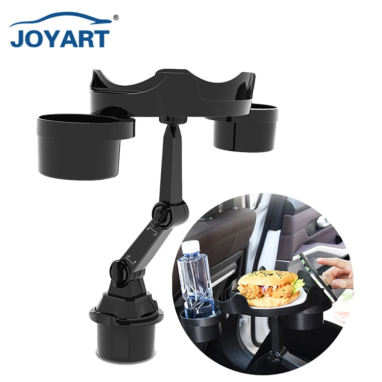 

Rotation Adjustable Car Mount Cup Food and Drink Holder Detachable Car Seat Cup Holder Tray