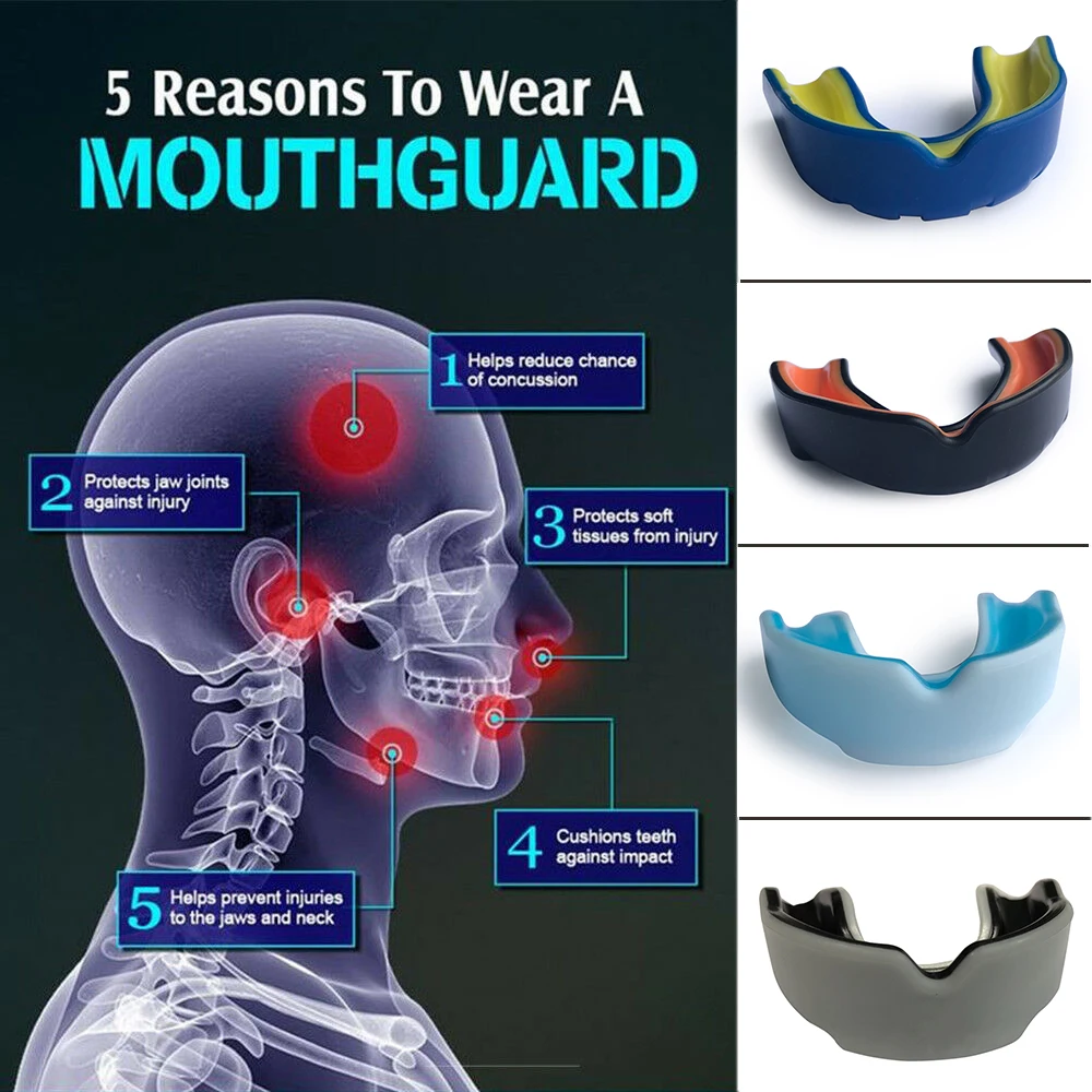 Silicone Rubber Boxing Mouth Gum Shield Sporting Goods Mouth Guard