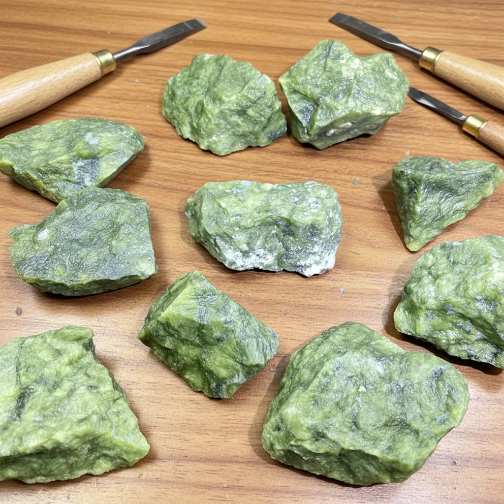 Hot Selling Fengshui Natural Crystal Southern Jade Raw Stone for Spiritual Healing and Degaussing