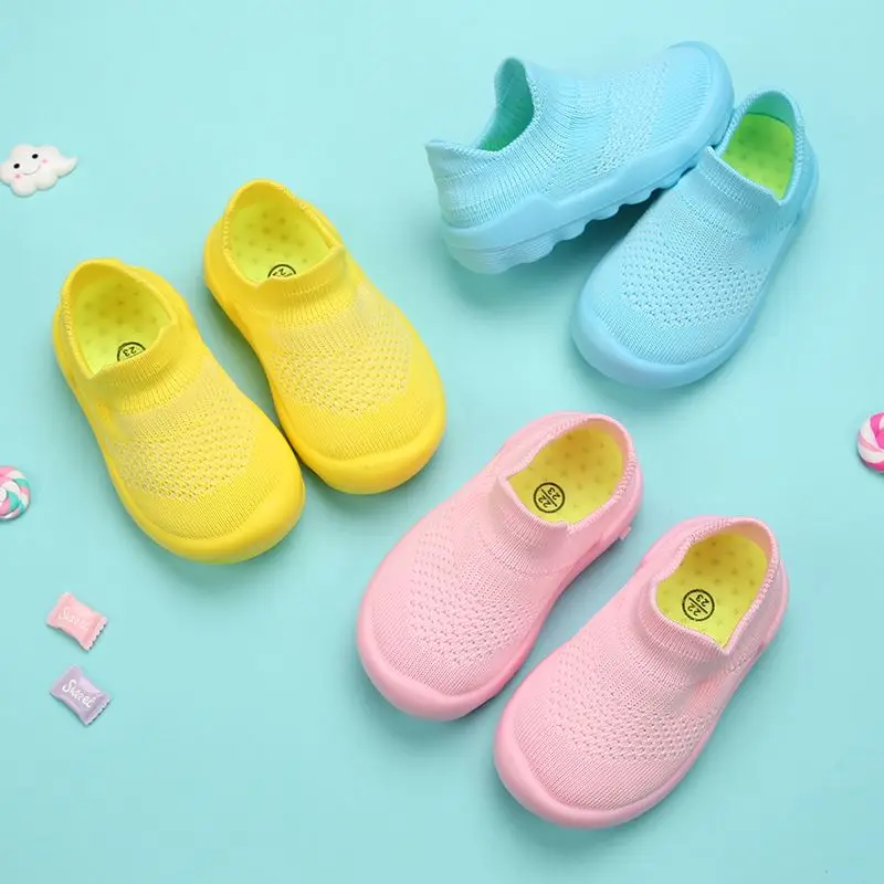 

oinetakoak Fashion Sport Shoes Colorful Cute Blank Kids Shoes Sneakers, White