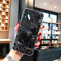 

For Xiaomi Redmi 6 Note 5 6 7 8 pro Luxury Real Marble Shockproof TPU Phone Case Customized IMD Cover